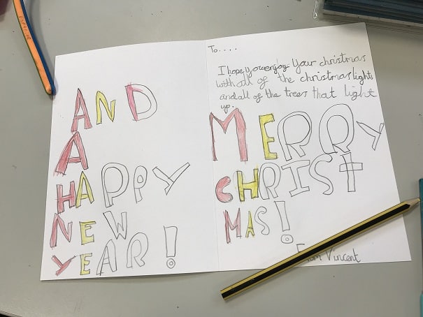 Tunbridge Wells children send one extra card to the lonely